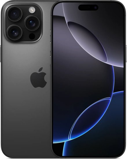 אייפון Apple iPhone 16 Pro Max 512GB - צבע Black Titanium - שנה אחריות יבואן רשמי - ללא מטען וללא אוזניות